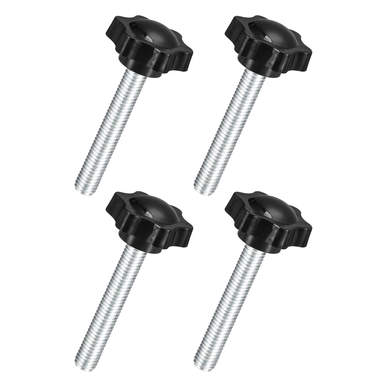 Bouton de serrage à la main M10 x 60 mm plastique hexagonal vis étoile rechange parasol x4