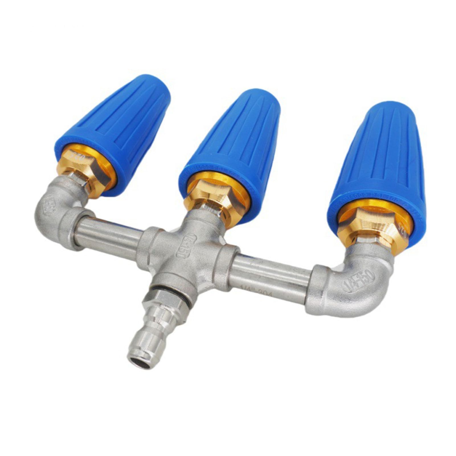 Yosoo Health Gear Triplo Ugello 4000psi Rotazione a 360 Gradi con