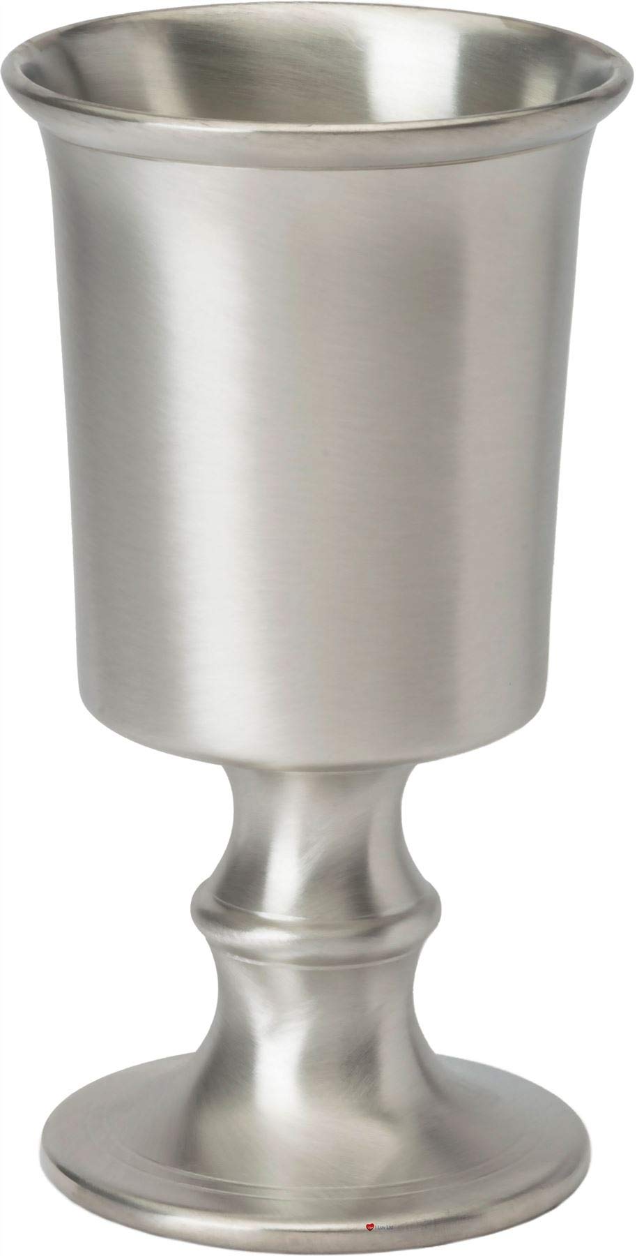 Cáliz de peltre liso I LUV LTD de 370 ml fabricado con artesanía tradicional