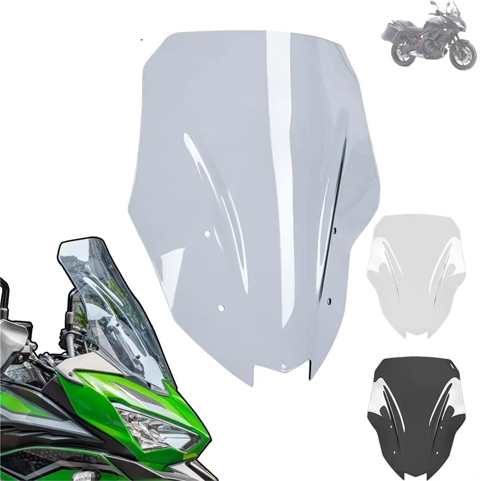 Amazon | 風防オートバイ For 650 For LT For ABS 2022 2023 2024 