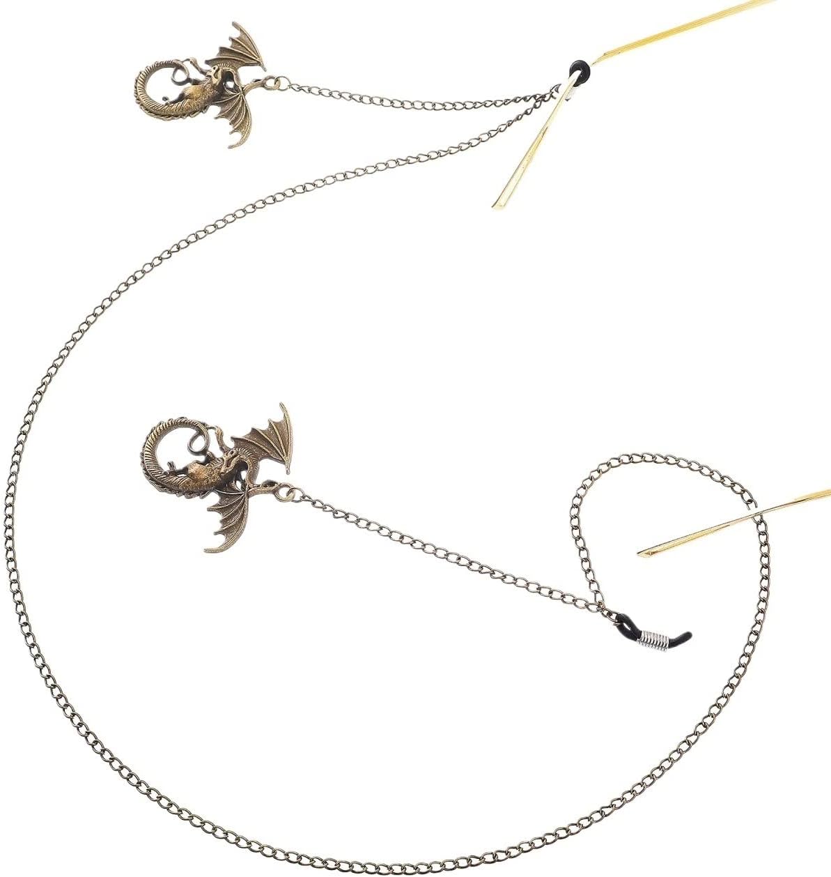Glasses Chains Eyeglass Strap for Women Copper Dragon