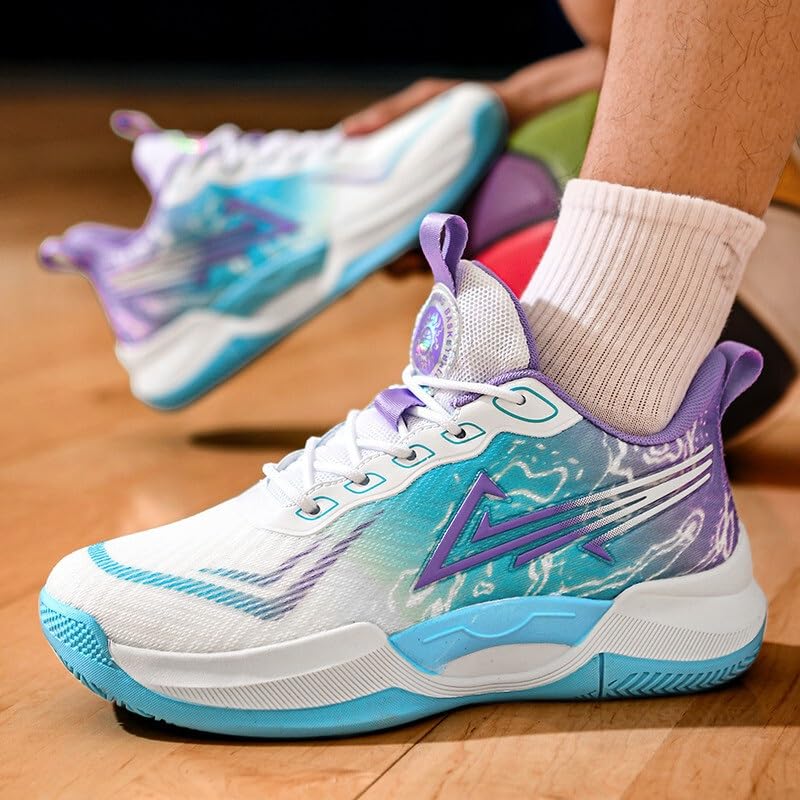 Buty do koszykówki unisex, antypoślizgowe, odporne na zużycie, amortyzujące, oddychające, młodzieżowe sportowe buty treningowe Buty spacerowe