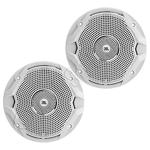 JBL MS6510 6-1/2" 300 Watts Max Power MS Series Dual Cone Water-Resistant Marine Car Boat ATV Speakers