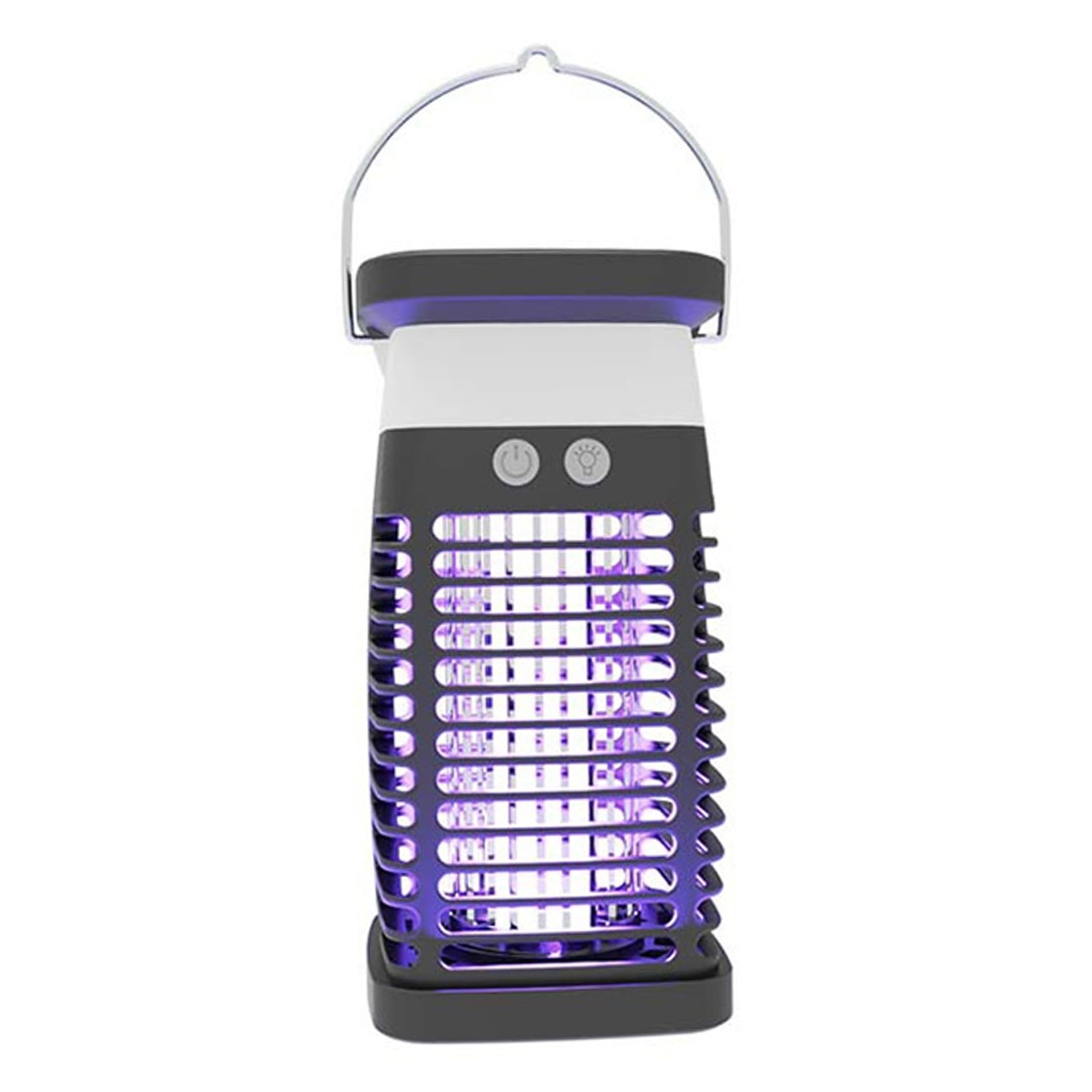 Lampada antizanzare Trappola per Mosche USB ad energia Solare con Luce UV e Luce Ambientale per Interni ed Esterni, Modello 1