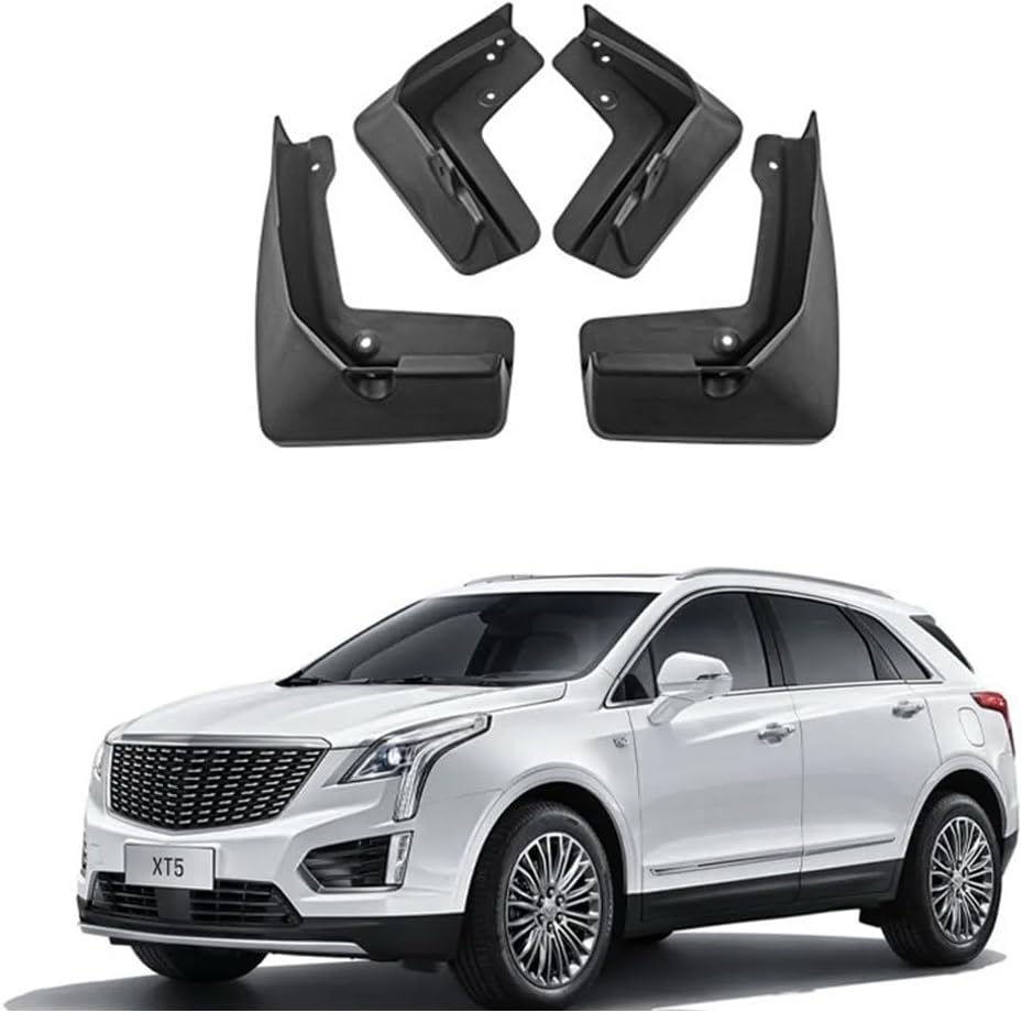 Car Mud Flaps Mudguard for Cadillac XT5 2016-2024 Front and Rear Mudflaps Splash Guards Heavy Duty Flares 4-PC Auto Accessories,Send 1 Car Wash Towel