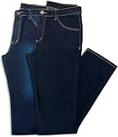 Kit 2 Calças Jeans Masculina Tradicional