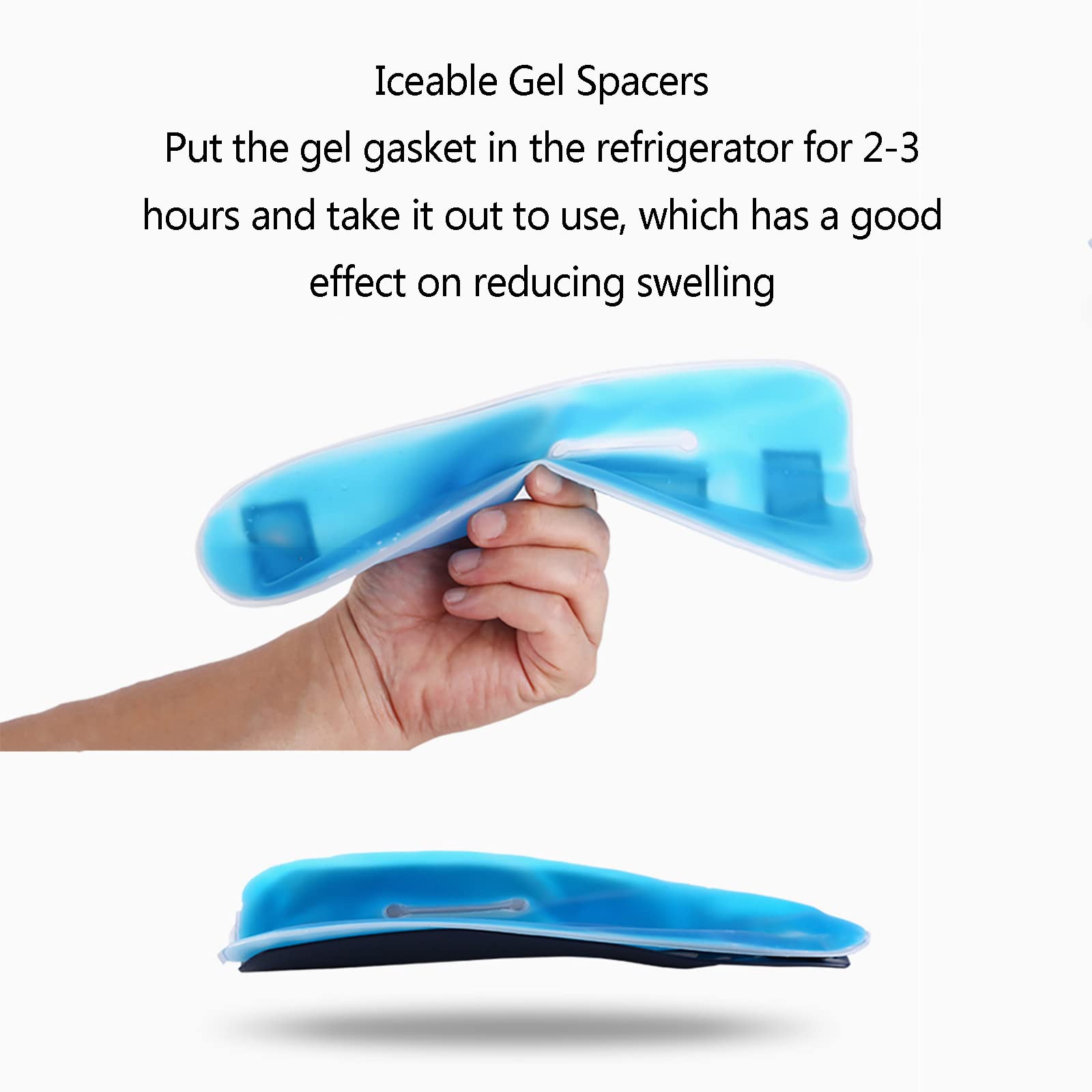 Soporte para la Periostitis Tibial Estabilizador de Tobillo Tobillera, Tobillera de Aire y Gel Estribo de Tobillo, Inmovilización de esguince para prevenir la inversión, Caminata