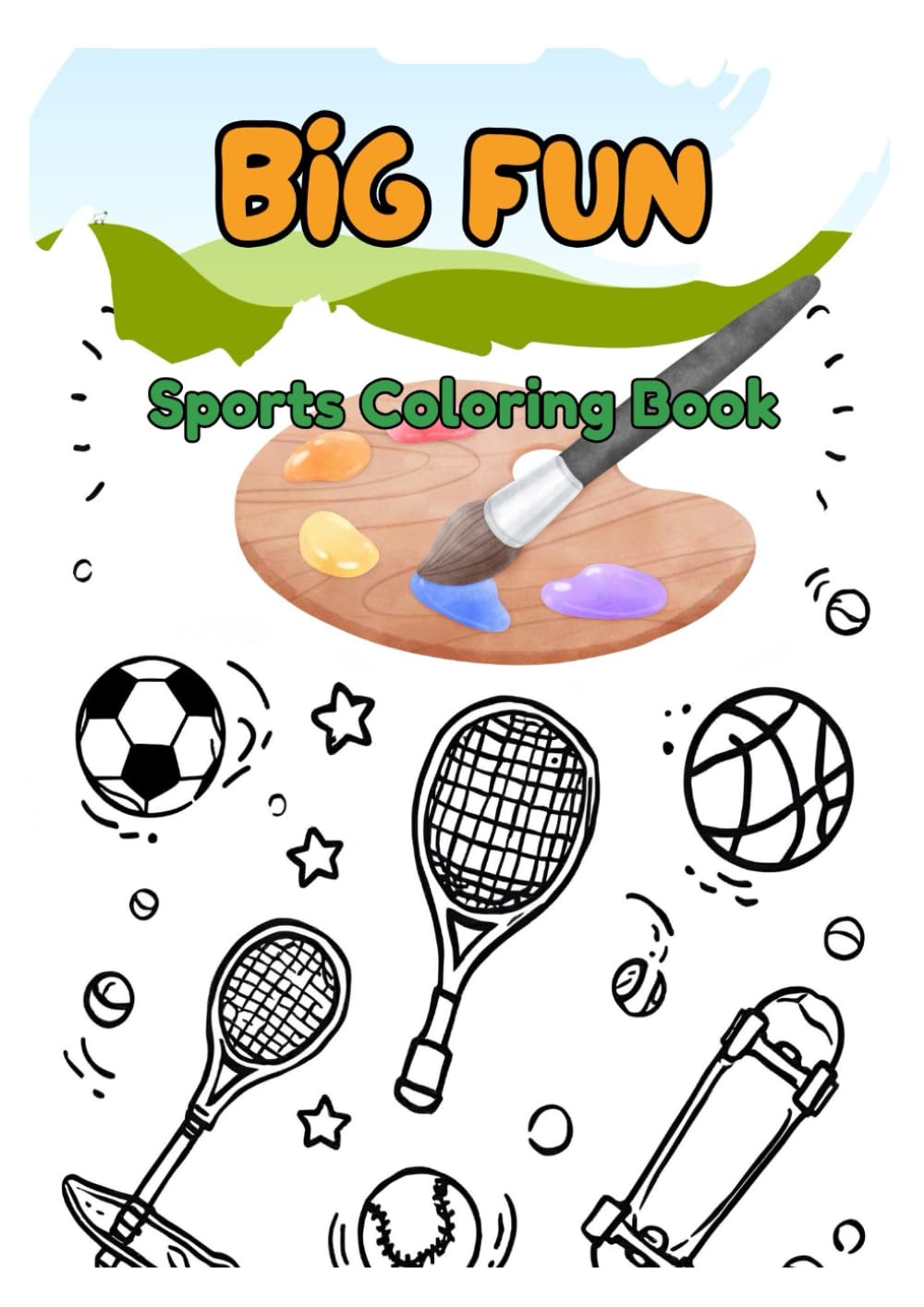 Big Fun - Sports Colouring Book