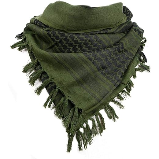 Mens Cotton Afgani Patka Tactical Green