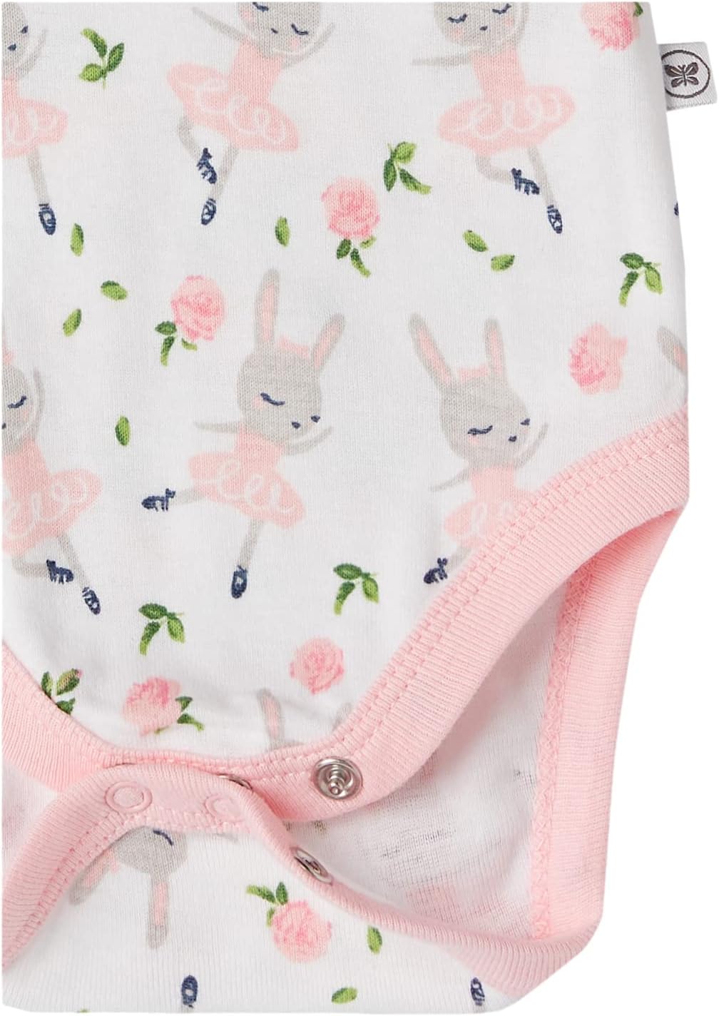 HonestBaby baby-girls 5-pack Long Sleeve Bodysuits One Piece 100% Organic Cotton for Infant Baby Girls - Image 6