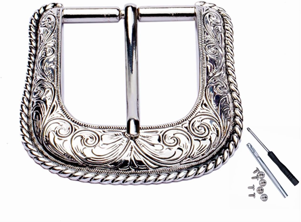 1.5"(40mm) Belt Buckle Western Cowboy Replacement Buckle Men and Women Belt Accessories