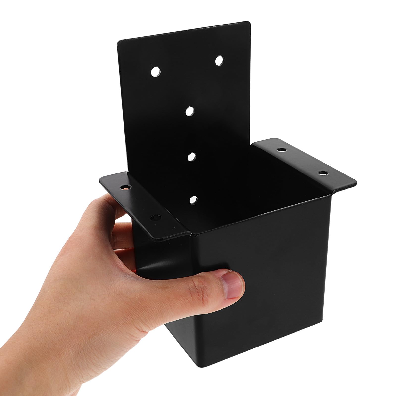 Acciaio Inox Staffa per Pergola Nero 4x4 Pollici 2 Pezzi