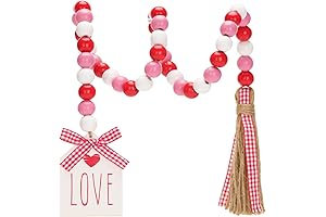 Valentine Beaded Garland: Love & Hearts Adorn Your Decor