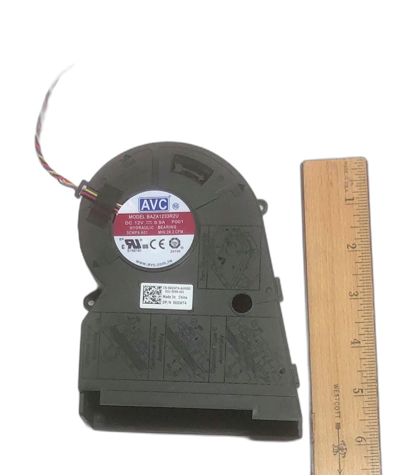 12V AVC Lüfter 12V 0,9A 3CWF9:X02 All-in-One Gehäuse Kühler 14 cm x 10,9 cm x 3,5 cm Desktop Lüfter