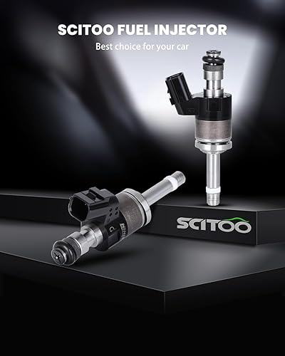Miniatura 2 de 4 inyectores de combustible SCITOO de 6 agujeros aptos para Honda Civic 2017, Honda CR-V 2017, para Honda Accord 2018, Honda Civic 2018, Honda CR-V
