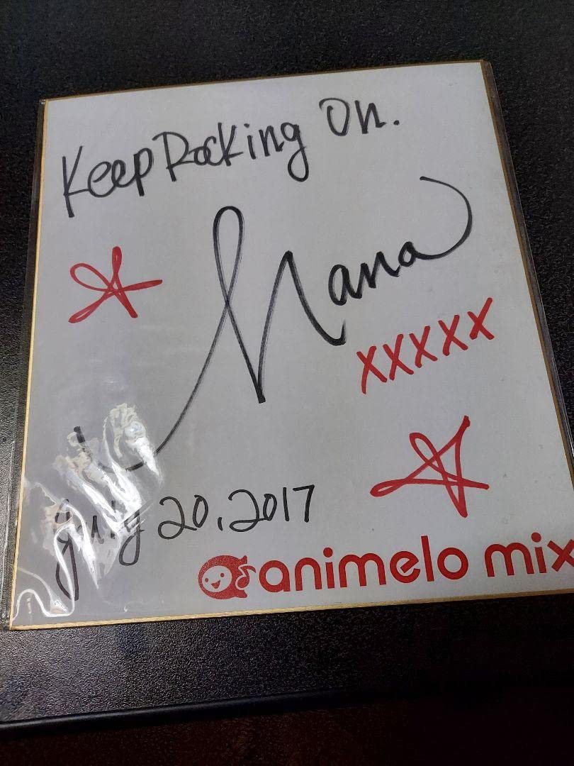 Amazon | NANO(ナノ) 直筆サイン色紙 | アニメ・萌えグッズ 通販