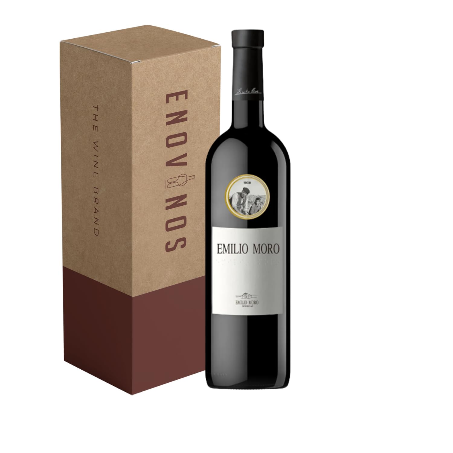 Vino Emilio Moro - Botella Vino Tinto Ribera del Duero 100% Tempranillo en Barricas de Roble 75 cl - Mejor Selección ENOVINOS
