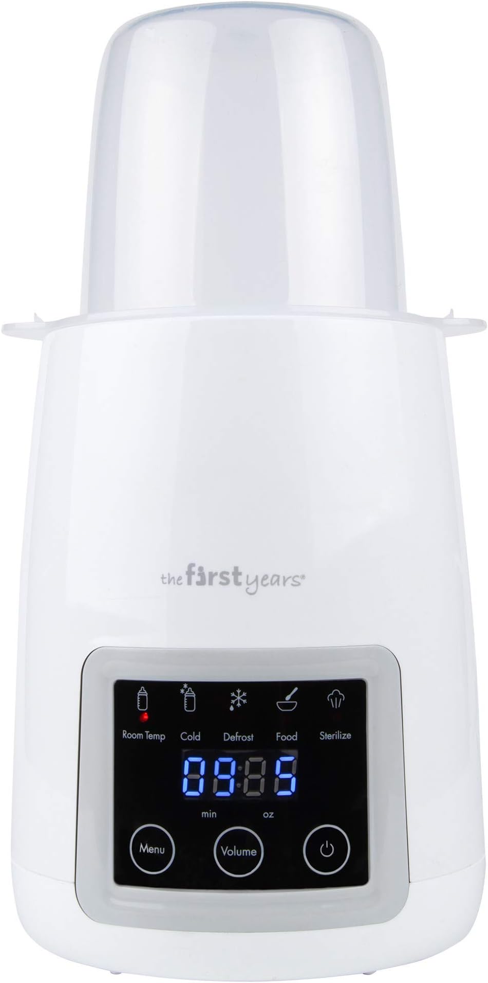 Gentle Warmth Digital Baby Bottle Warmer - Bottle Warmer for Breastmilk, Baby Formula, and Baby Food - Includes Milk Warmer, Basket, and Cup - White