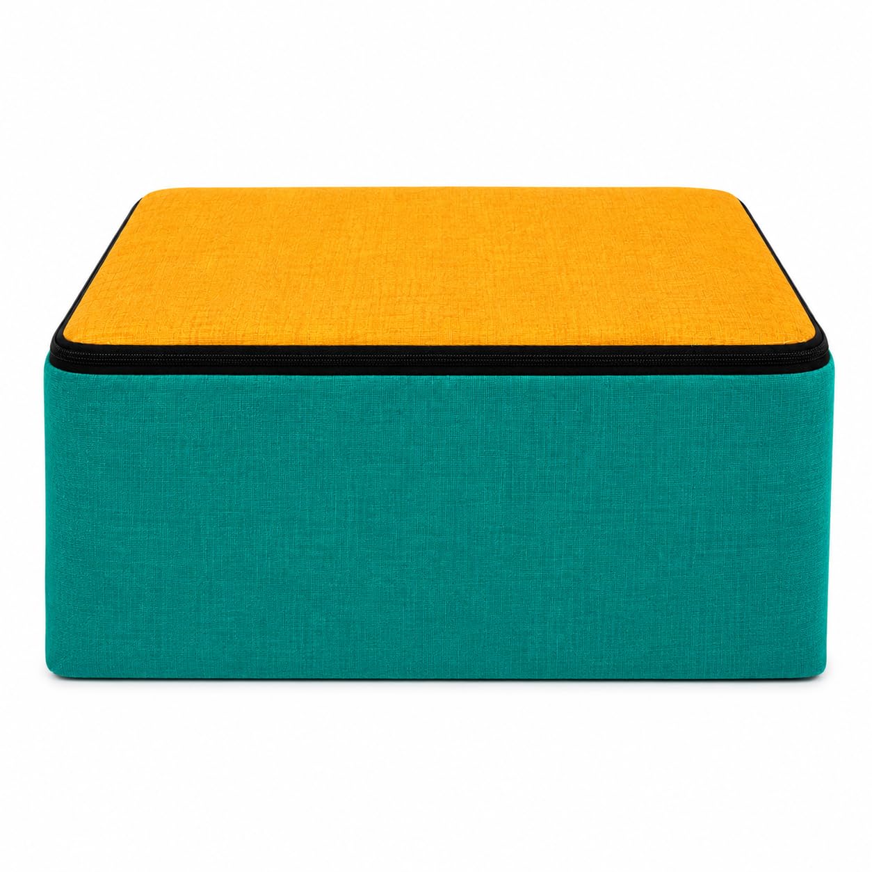 TIENDA EURASIA – Figuras de Espuma para Psicomotricidad Infantil | Bloques Blandos de Juego Educativo | Espuma y Poliéster | Diferentes Formas | Multicolor (Cuadrado 40x40x20 cm)