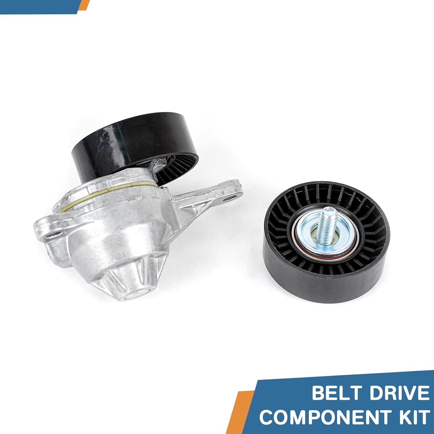 Idler Pulley and Belt Tensioner Kit Serpentine Belt Kit for Suzuki Grand Vitara SX4 2009 2010 2011 2012 2013 2.0L 2.4L L4 Replaces 1754054L00 36323 6PK2045 17540-54L00 17521-54L31 1753078K01