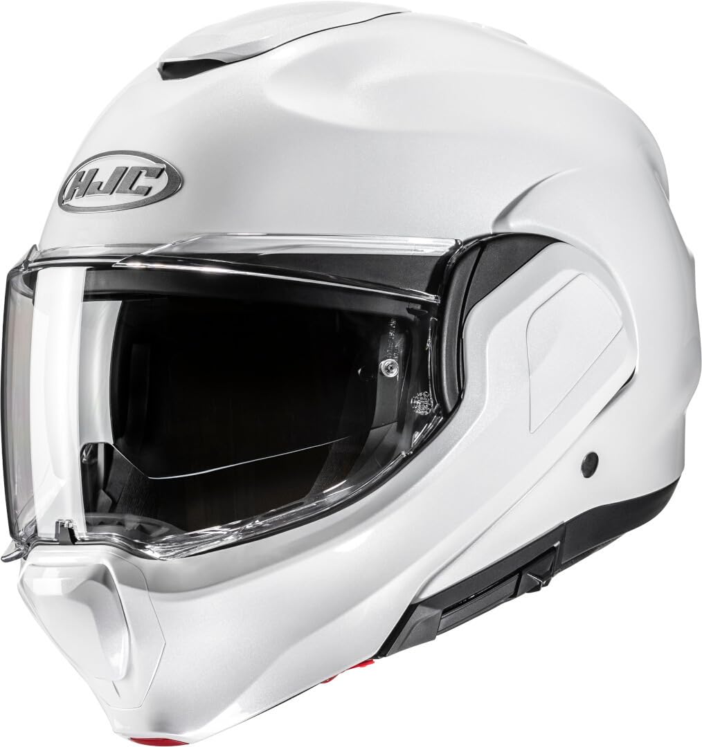 HJC, Casco Moto Modulare F100 UNI Pearl White, M