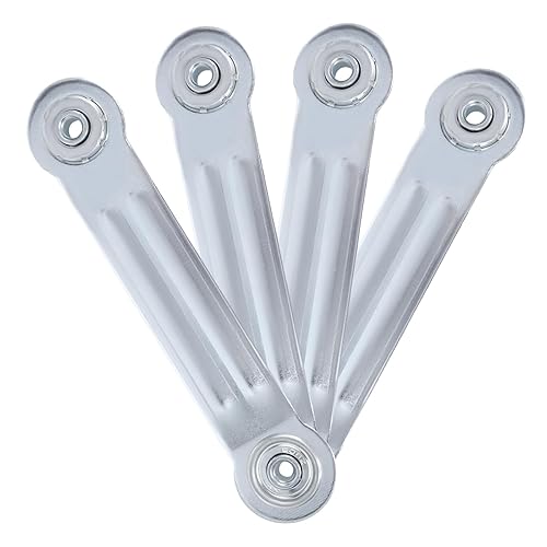 Glider Bearing Arm Bracket Replacement, 4Pcs Silver, 6.9 Inch Length