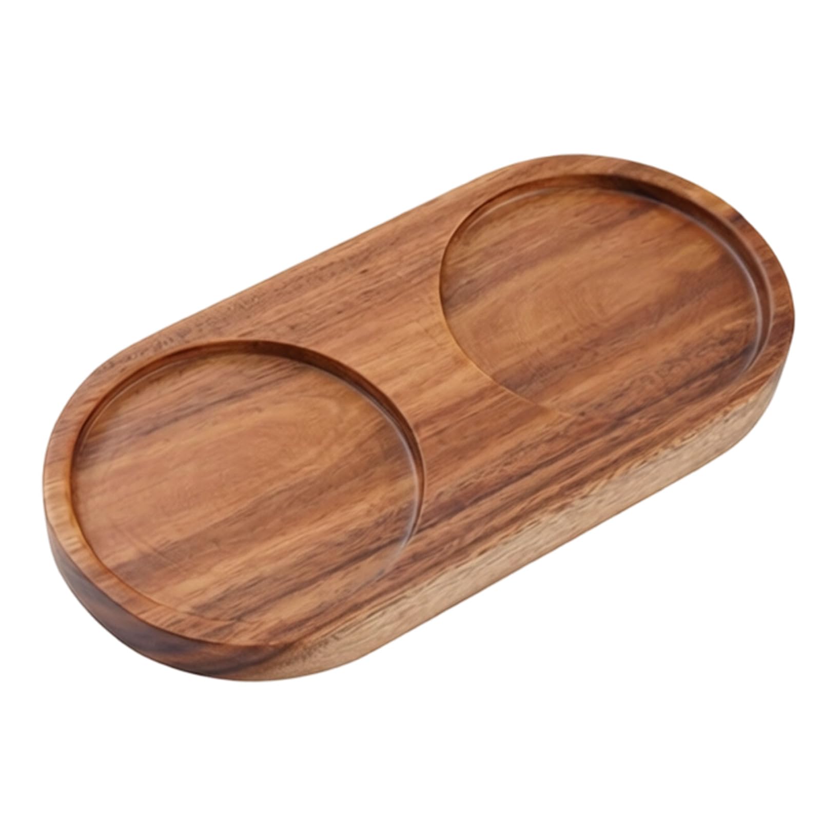 TFAOYS Practical Wood Salts and Pepper Mill Tray Wooden Kitchen Tool Tray with Nonslip Base Grinders Accessories Peanut Seasoning Mill