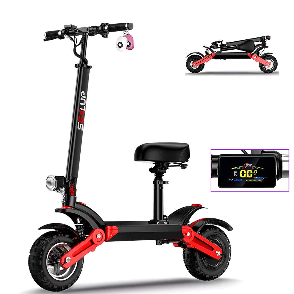 Buy Electric Scooter for Adults, 12 Inch OffRoad Solid Rubber Tire