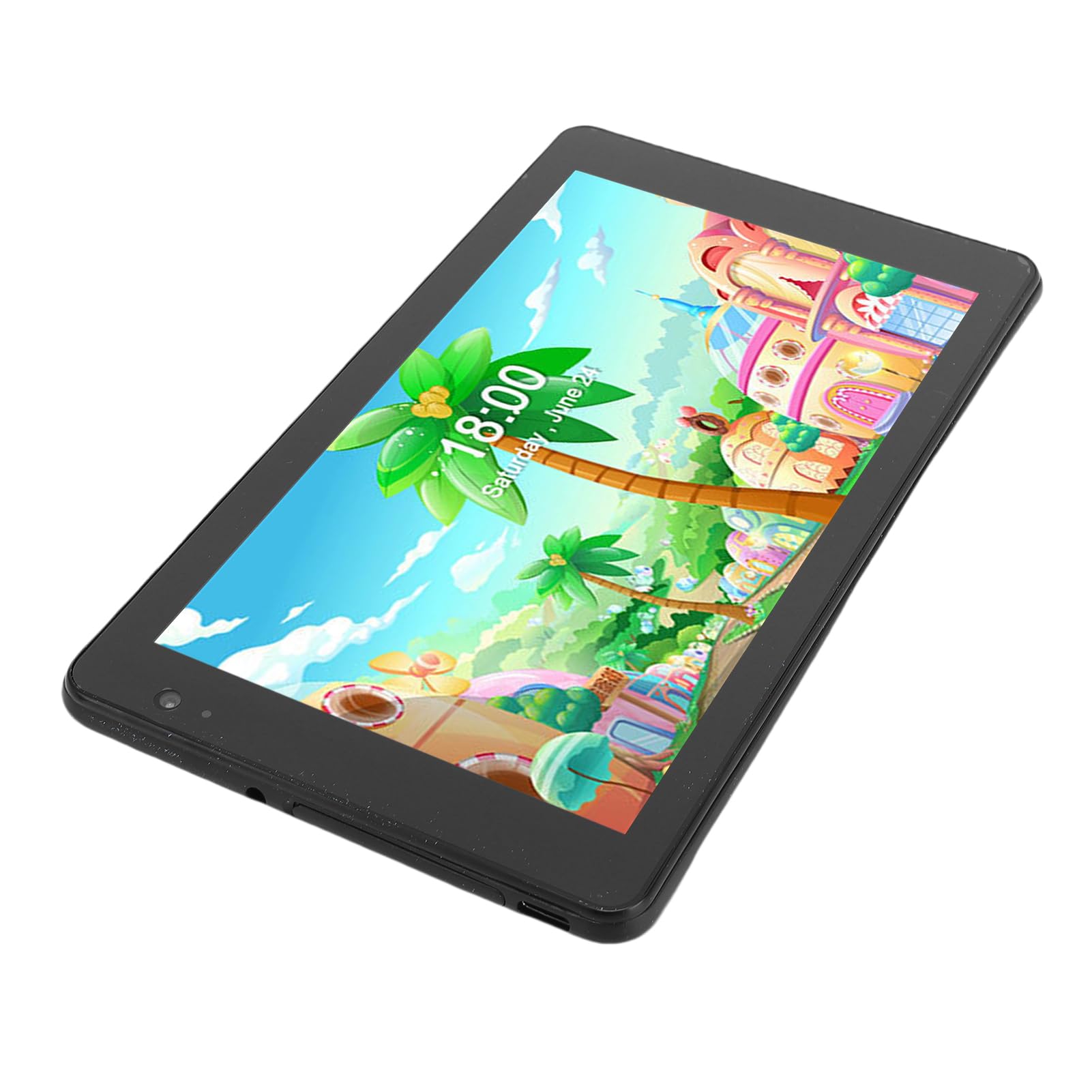 SUNGOOYUE 7-inch Entertainment Tablet with Antifall Case for Ages 3-10. Learning, Educational, for Prime Video for 14 ABS + Silicone (Pink)-image-34