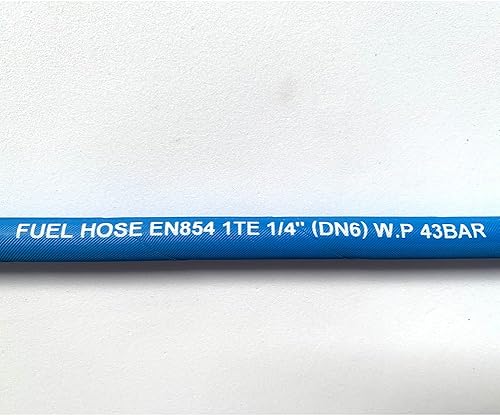 Miniatura 4 de Manguera de línea de combustible 4AN 14 pulgadas, manguera de alta presión 2.8Mpa 400PSI 0.236 in 5FT para sistemas de combustible, motores,