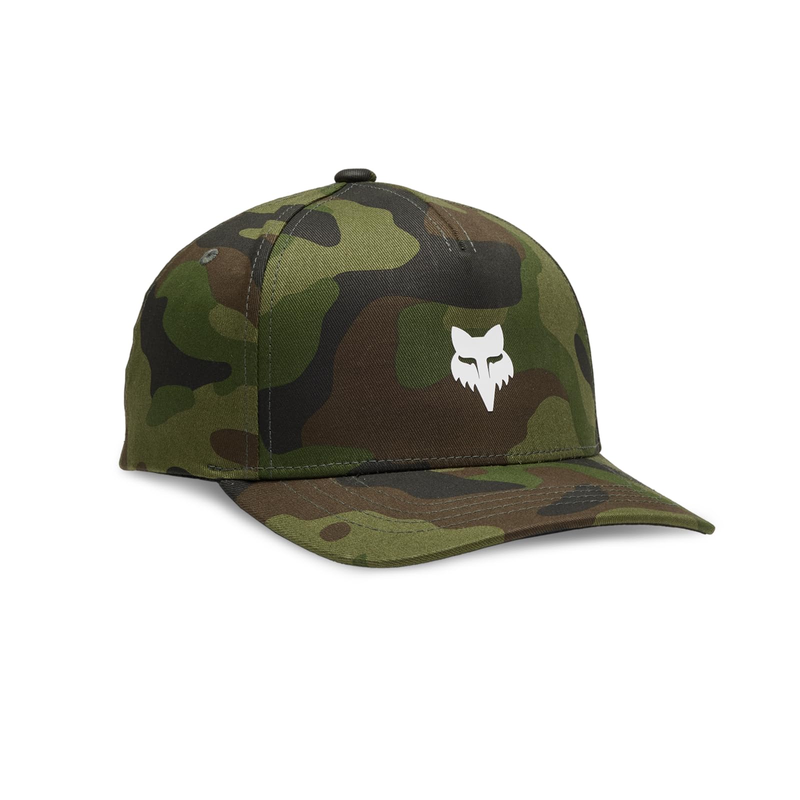 Fox Racing YOUTH Cap - FOX HEAD CAMO Snapback Hat - Green Camo