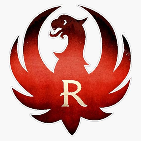 Ruger Distressed Red Eagle Sticker Vinyl Decal Bumper