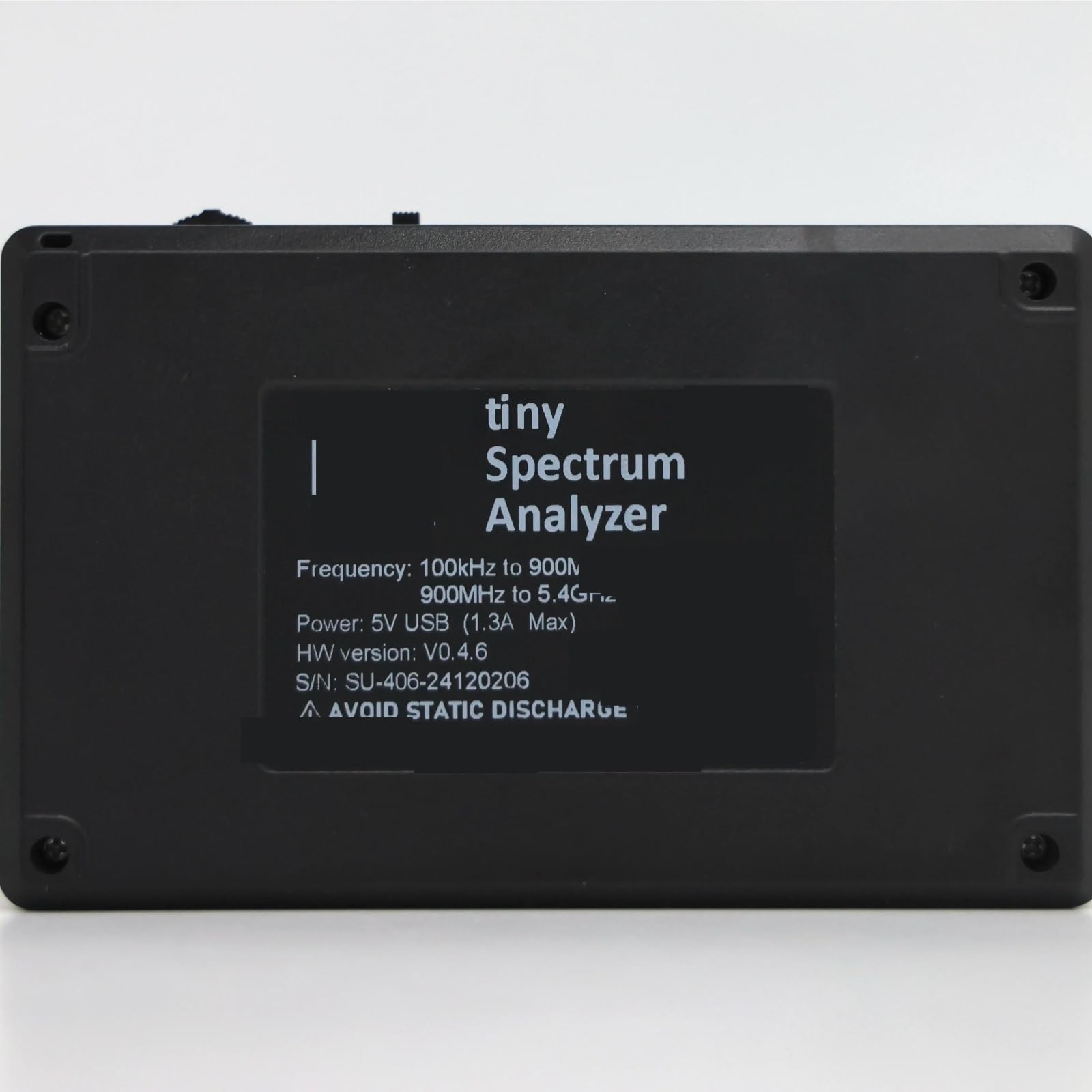 Spektrumanalysatoren, Handheld Tiny Spectrum Analyzer 3,95 Zoll Touchscreen Eingebaute Batterie