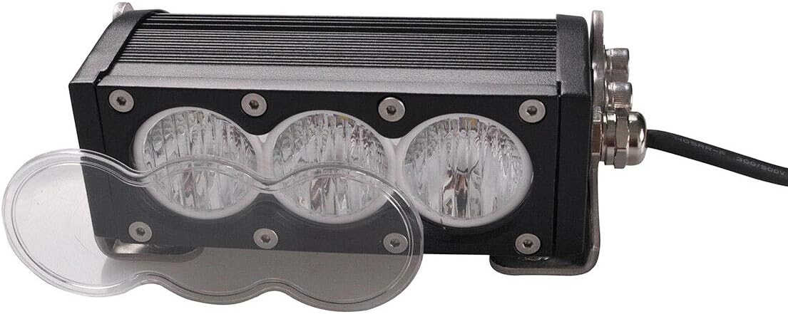 Lightronic Offroad 6" Single Row LED Light Bar, 6000K Cool-White Wide Flood Beam for Pickup Truck Fog Head Light, 12V/24V DC, Corrosion Resistant, Rugged Die-Cast Aluminum Housing, 1-Pack