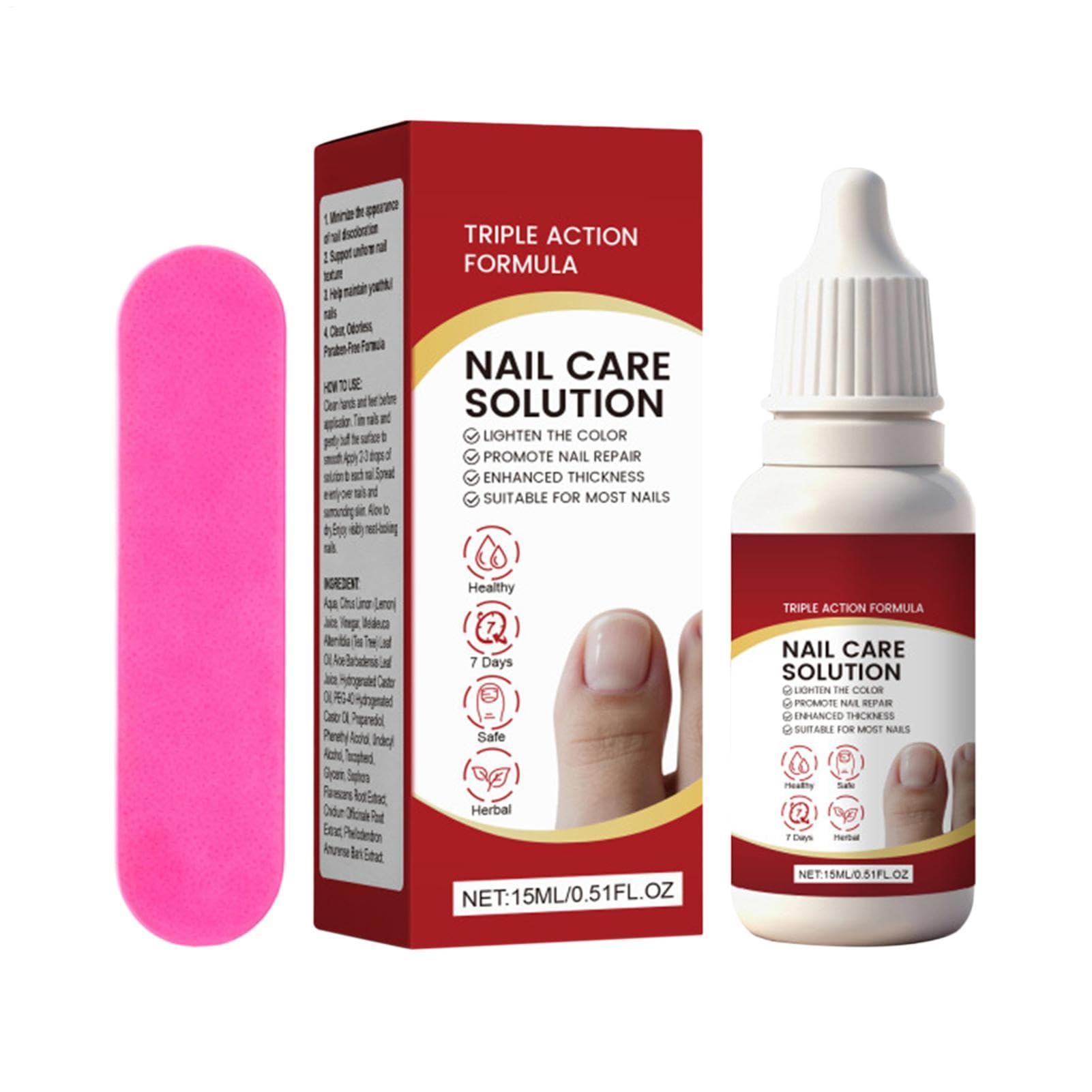 Nail Repair Solution, Strengthening Paznokci Liquid, Brightening Nails Care Fluid, delikatna formuła do pielęgnacji paznokci, ochrona paznokci do odzyskiwania paznokci w domu, do salonu, podróży po