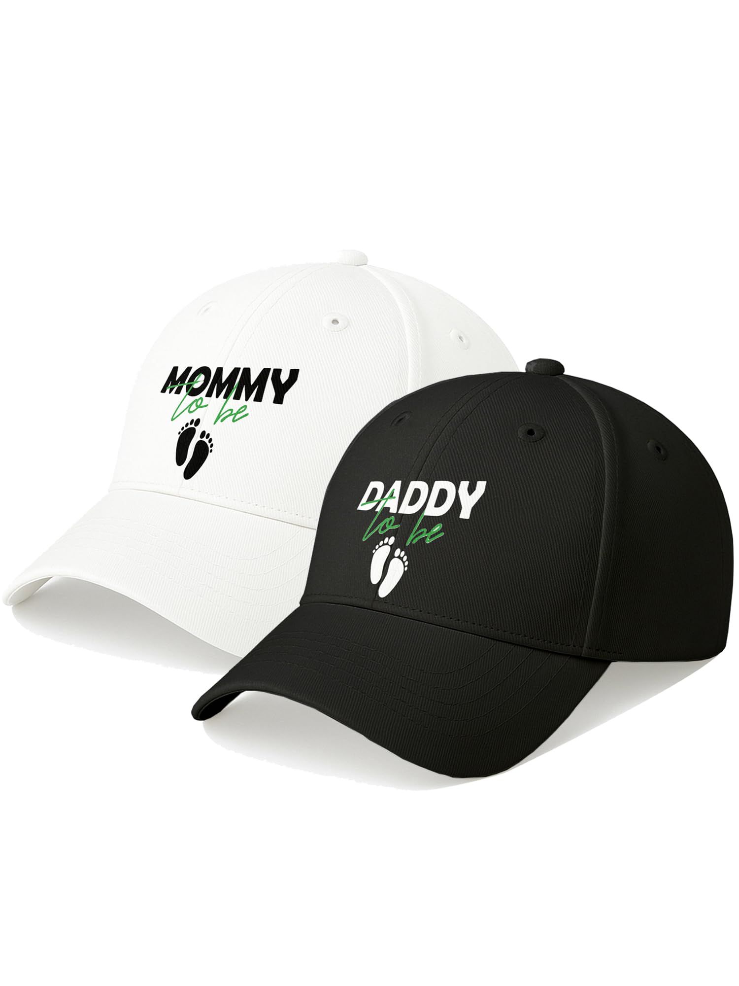 Mom Dad Couple Cap Combo Pack of 2 | Adjustable Cotton Baseball Caps for Men & Women | Matching Couple Hats | Casual-image-40