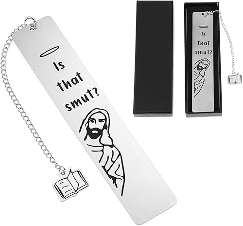 Miniatura 2 de Sibba Marcapáginas de portada de libros Regalos divertidos Humor Peeking Reading Amante cristiano Libros de Pascua Lectores Mujeres Adultos