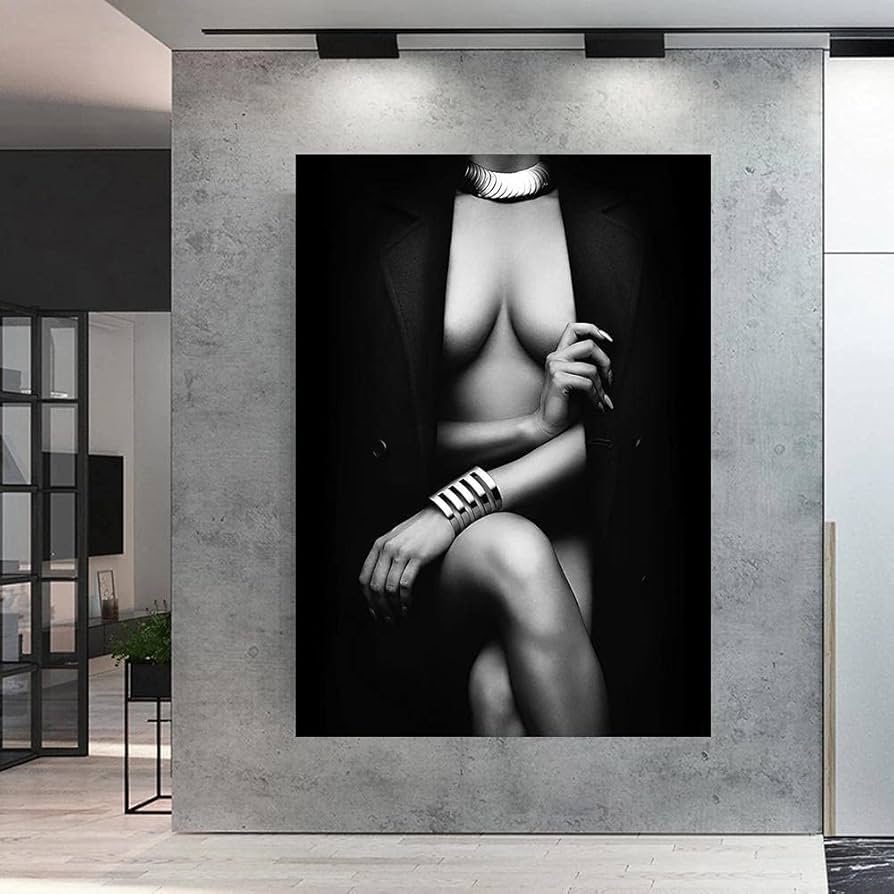 モノクロヌード Amazon.co.jp: モダンヌード女性ポスターPosterファッション黒白セクシー女の子ワインポスターPosterリビング部屋壁アートパネル版画北欧寝室ポーチ廊下壁装飾ヴォーグ絵画インテリア絵画 インテリア フレームなし painting インテリア 玄関 リビングと寝室の飾りに最高H23123