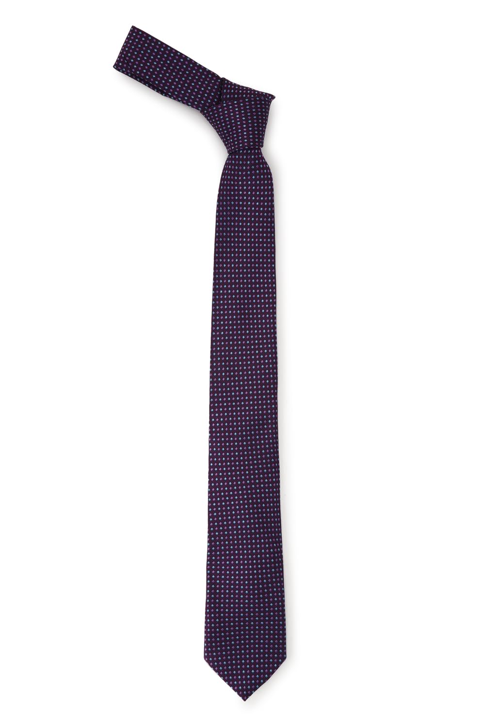 louis philippe Men Purple Embroidered Tie-picture-37
