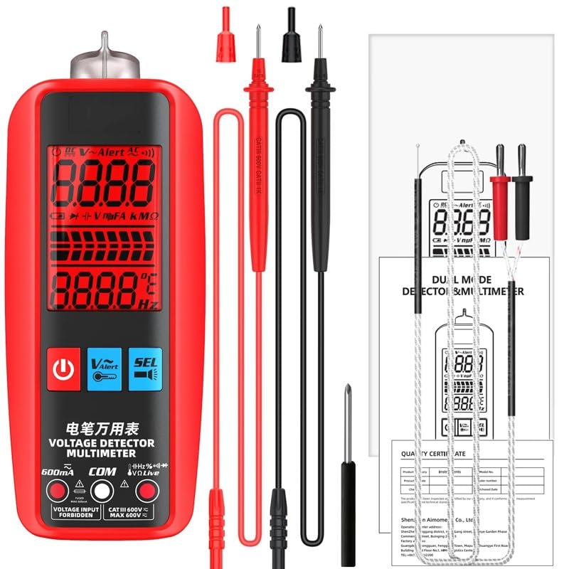 Ammeter Electrician Tester Smart Digital Multimeter Professional Automatic Multitester Electric Test Tool