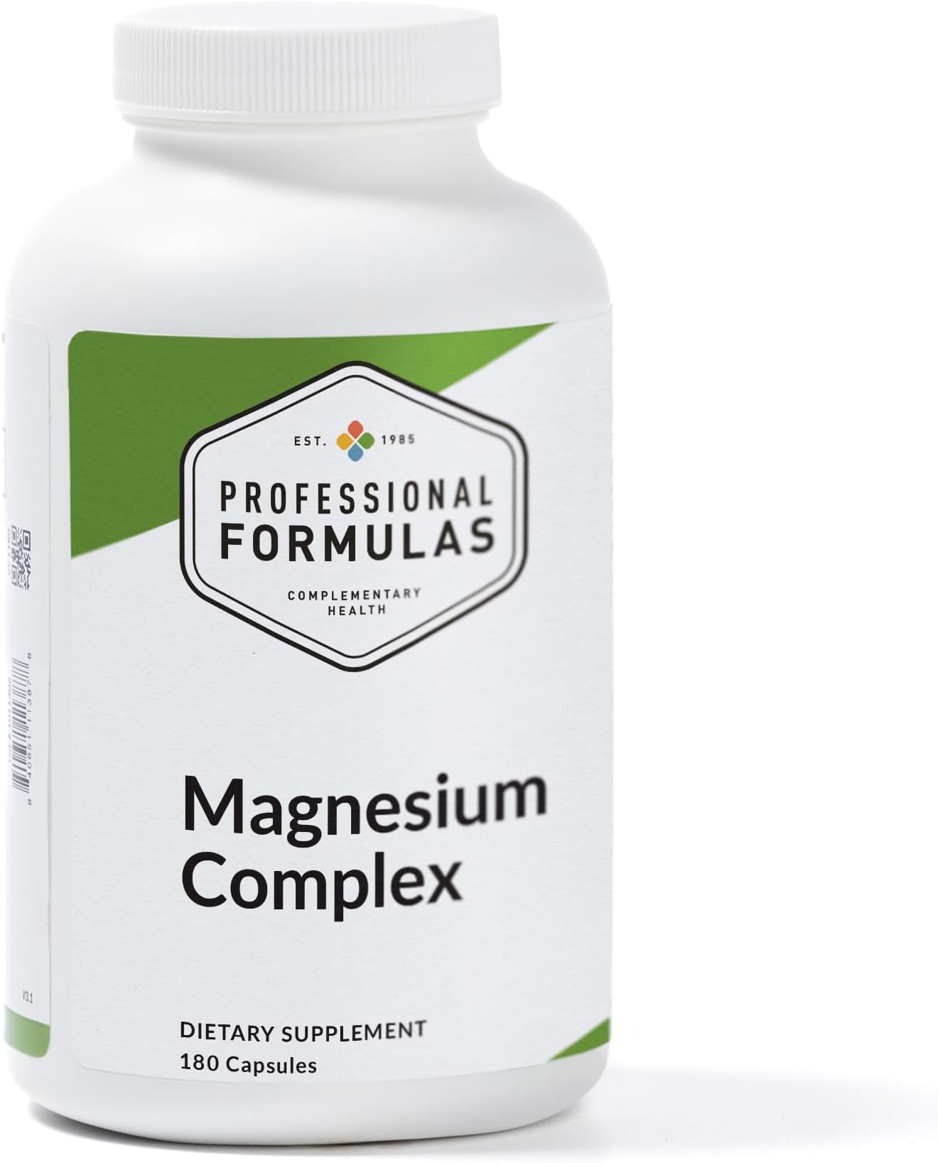Professional Formulas Magnesium Complex - Magnesium as Glycinate, Citrate, Malate, & Krebs Cycle - to Support Healthy neuromuscular & Cardiac Function - Vegetarian, GF, Hypoallergenic -180ct