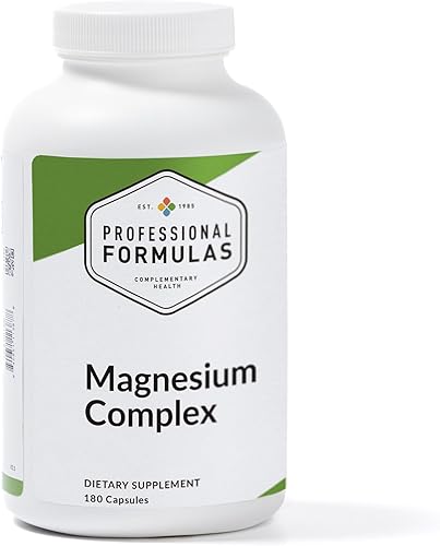 Professional Formulas Complejo de Magnesio - Magnesio como ciclo de glicinato, citrato, malato y Krebs - para apoyar la función neuromuscular de PROFESSIONAL COMPLEMENTARY HEALTH FORMULAS