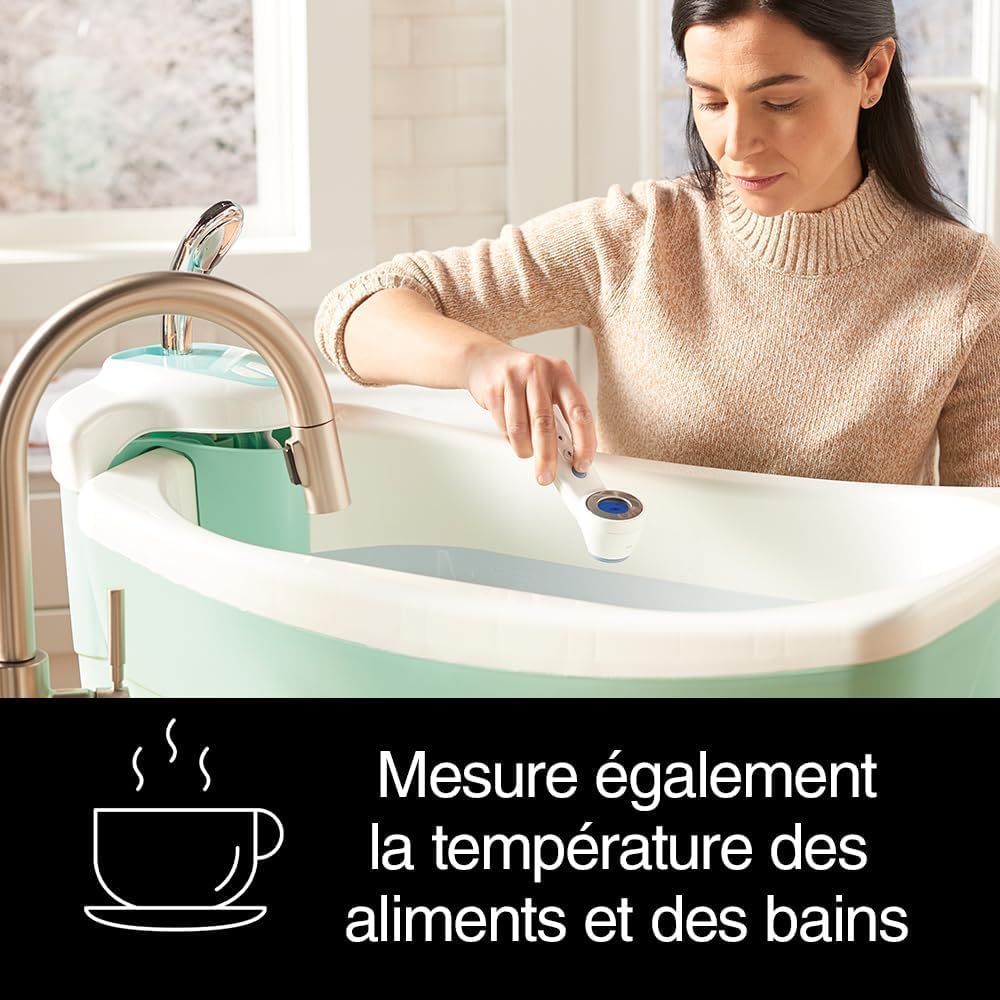 Braun Sensian 7 Thermomètre frontal sans contact | Technologie Age Precision | 3-en-1 |Écran numérique avec code couleur | Convient aux bébés et aux enfants | Marque #1 auprès des médecins(1) | BNT400