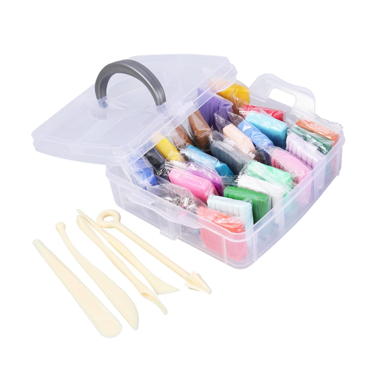 Kit de Arcilla Polimérica para Modelar 24 Colores para Niños