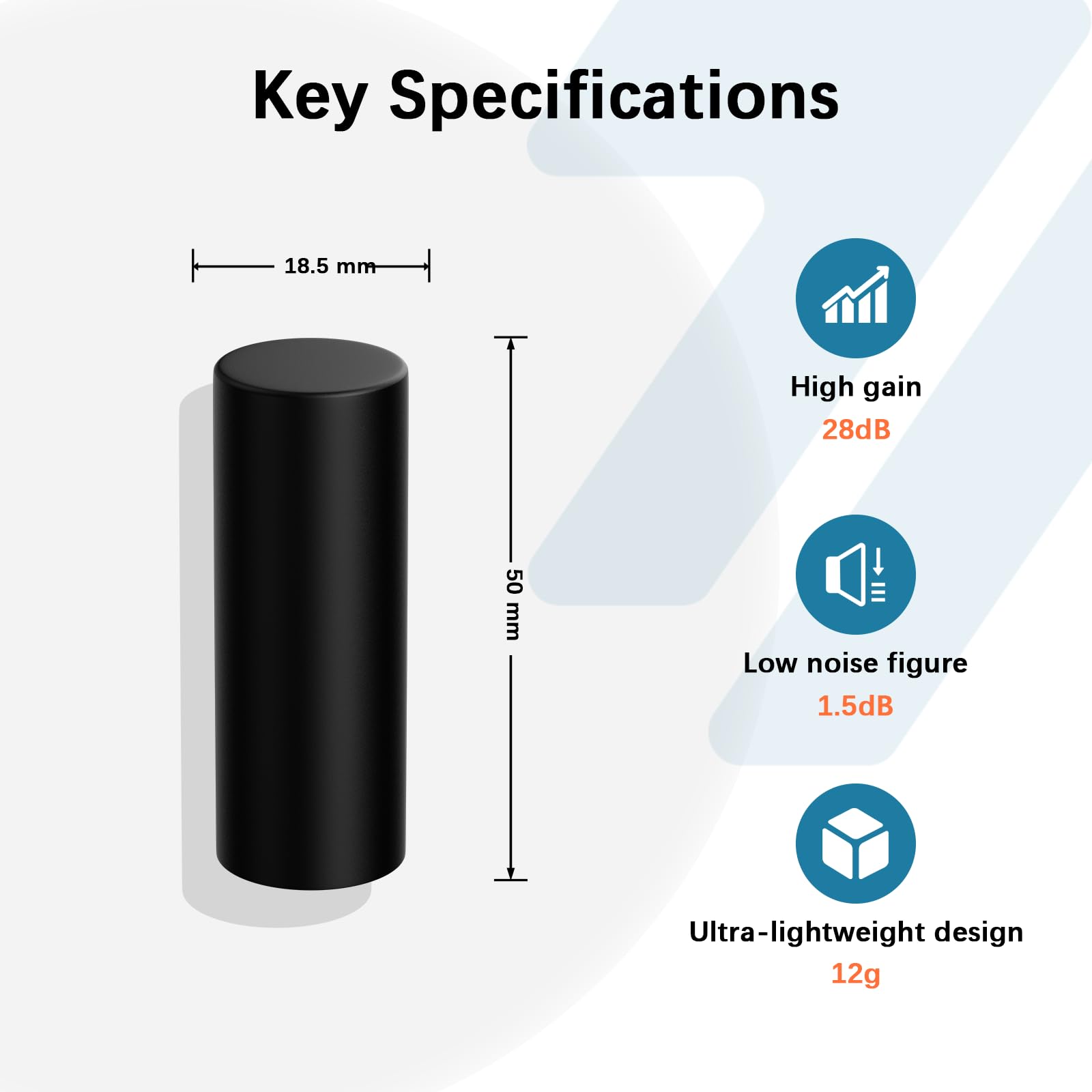 Antenne GNSS Active Multi‑Bandes quadrifilaire, positionnement Haute précision L1/L2/L5, connecteur SMA, Compatible Multi‑GNSS, pour Drones et appareils de cartographie Portables.