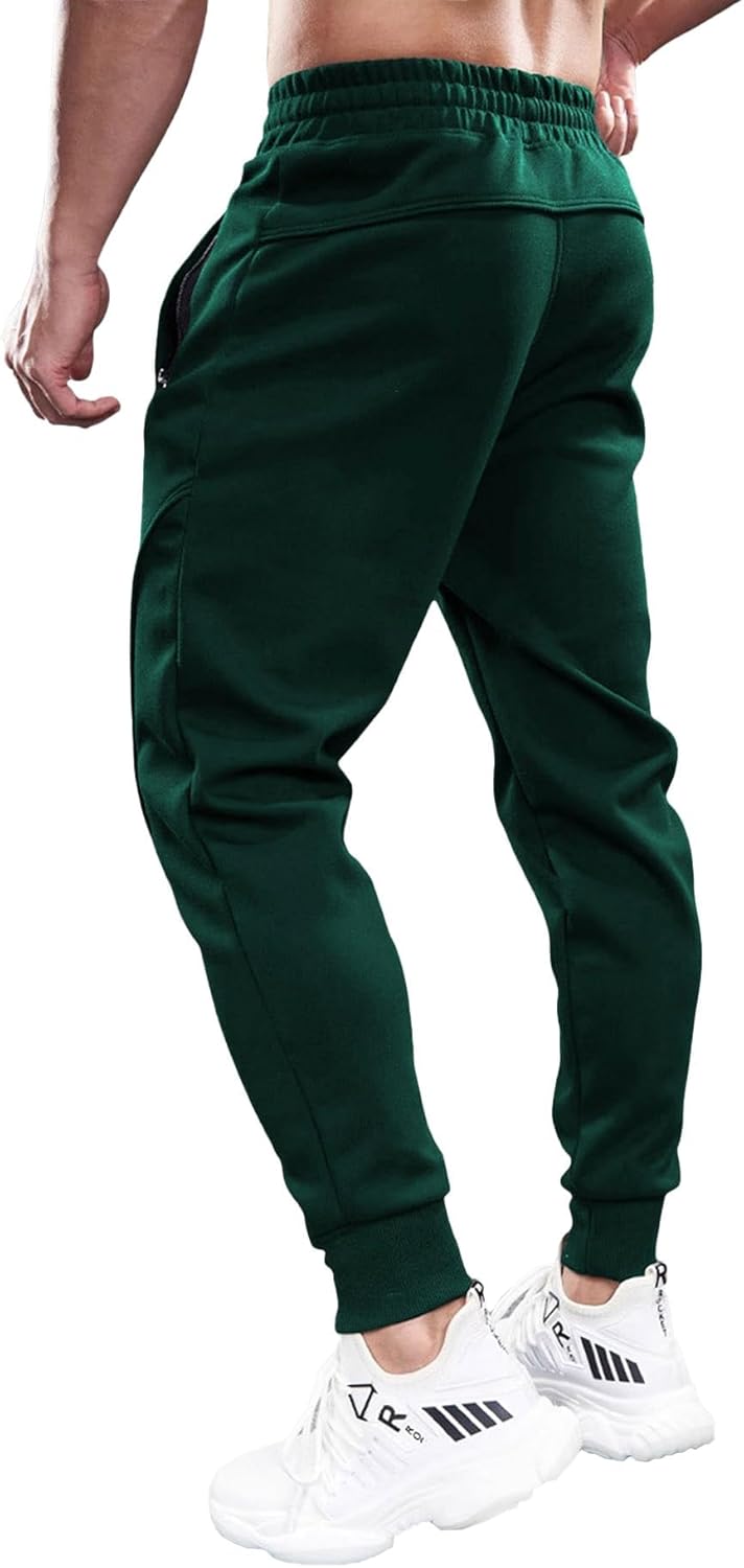 Fioboc Weekend Performance Joggers for Men Sweatpants with Zipper Pockets Athletic Jogger Mens Workout Pants M-3XL - Image 4