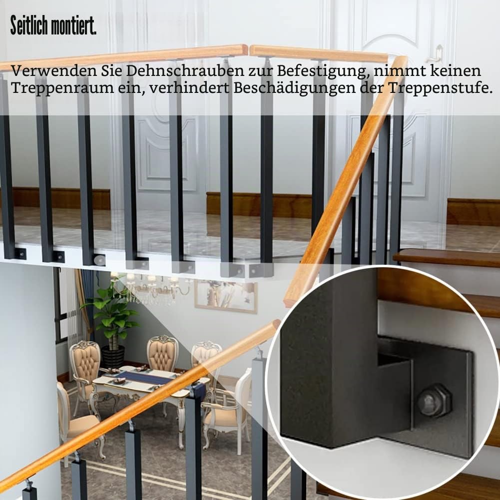 Biały system Raing IndoorOutdoor – DIY z tralkami wrzecionowymi i zestawem montażowym na grudzień i werandę - łatwe wkładanie i konfigurowalny