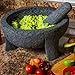Mexican Molcajete 10 Inch (25 cm) – Volcanic Stone Mortar and Pestle Set – Handmade Grinder for Salsas, Guacamole, and Spices