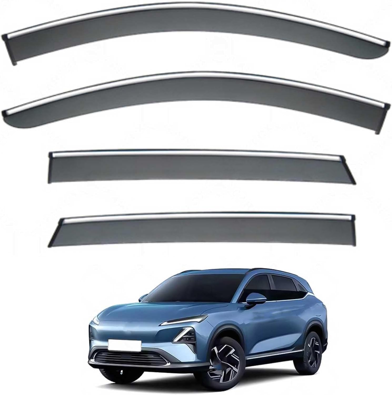PLAKDFUU Wind Deflectors Rain Guards for Starlight S MK1 2023-2025 4Pcs, Side Window Visors Block UV & Rain, Fresh Air Flow