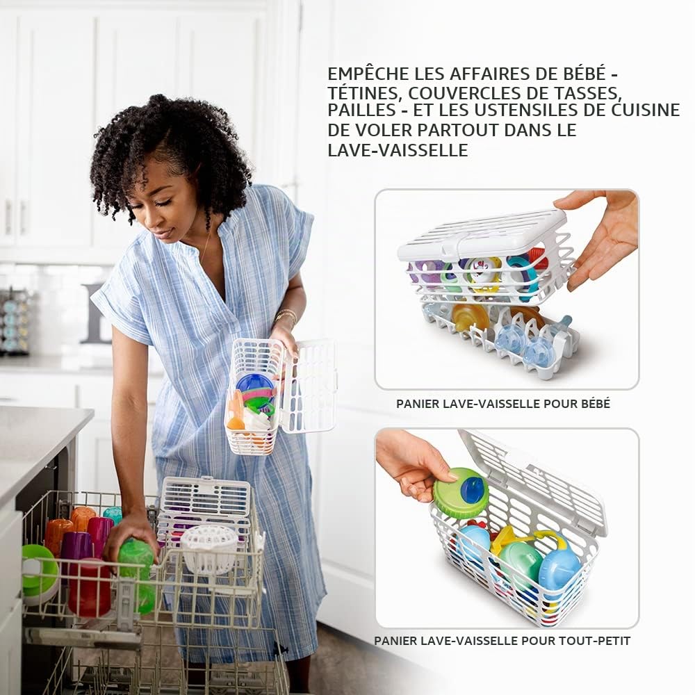 Prince Lionheart DishwasherBASKET 2-in-1 Combo - lot de 2 paniers pour lave-vaisselle